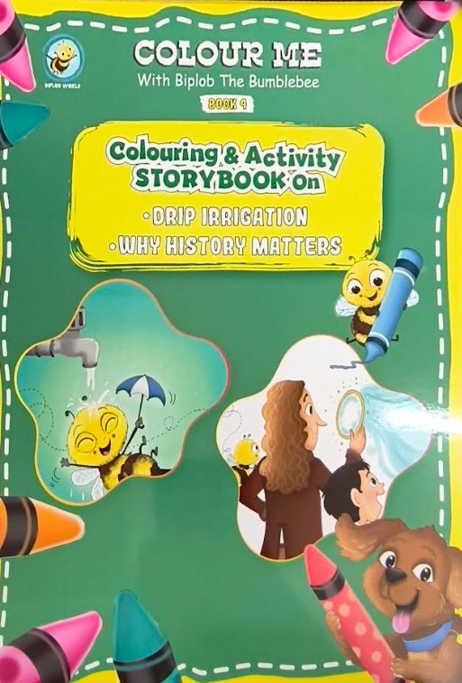 Colour Me With Biplob The Bumblebee Activity Book 4